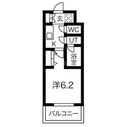 スプランディッド難波の物件間取画像